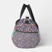 Monogrammed Floral Pattern Gym Bag ダッフルバッグ (右)