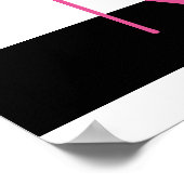 Monogrammed Frameable Poster ポスター (角)