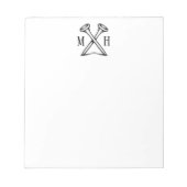 Monogrammed Golf ノートパッド (正面)