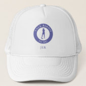 Monogrammed Golf Funny Golfer Birdie Saying Custom キャップ (正面)