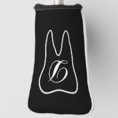 Monogrammed golf putter club cover for dentist ゴルフヘッドカバー (回転90)