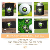 Monogrammed – GREENS ARE GOOD FORE YOU! Funny Golf 缶クーラー
