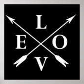 monogrammed love ポスター (正面)