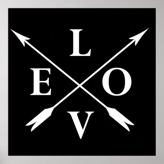 monogrammed love ポスター (正面)