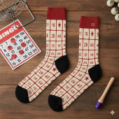 Monogrammed lucky game sock - Bingo ソックス