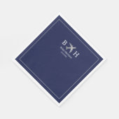 Monogrammed Napkins for a Pilot スタンダードランチョンナプキン (角)