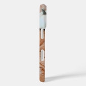 Monogrammed Orange And Blue Fall Pumpkins Case-Mate iPhoneケース (裏面 / 右)