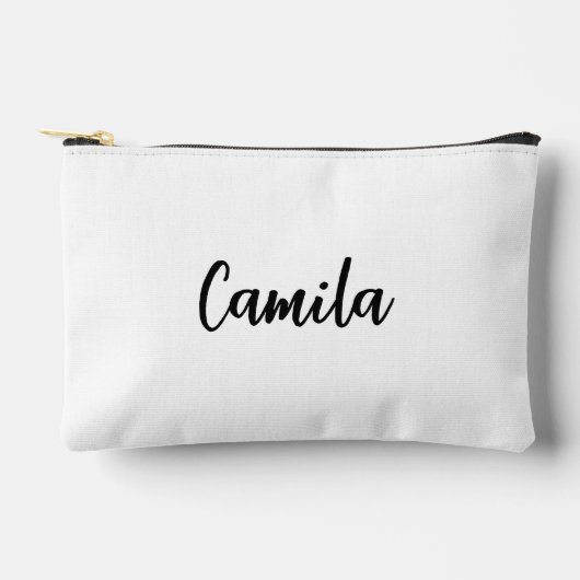 Monogrammed Toiletry Bag, make up bag, bridesmaid アクセサリーポーチ (正面)