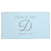 Monogrammed wedding gift 枕カバー (正面右)