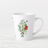 Monogrammed Xmas Latte Mug-Gold Letter カフェラテマグ (右)