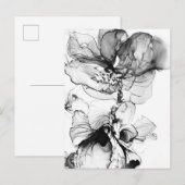 Monokrom blomma ポストカード (正面/裏面)