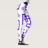 Monoline検索アイコンレギンス – ミニマルモダンリスト レギンス (右)