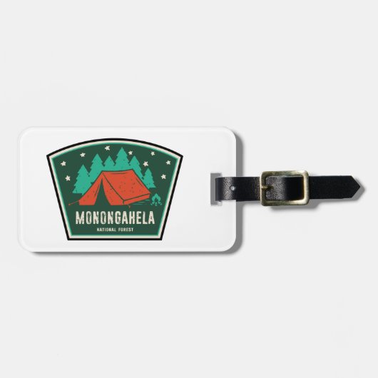Monongahela National Forest West Virginia Camping ラゲッジタグ (正面横)