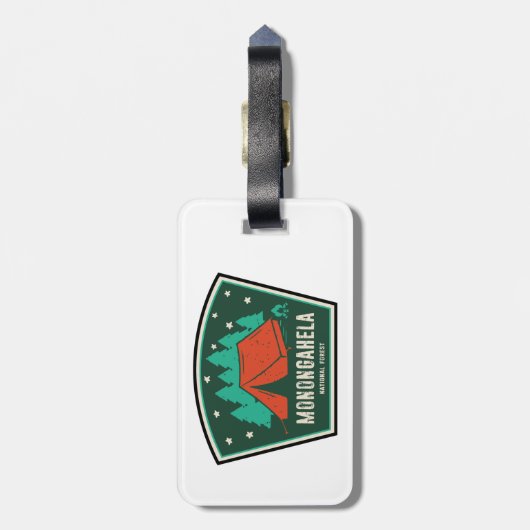 Monongahela National Forest West Virginia Camping ラゲッジタグ (裏面縦)