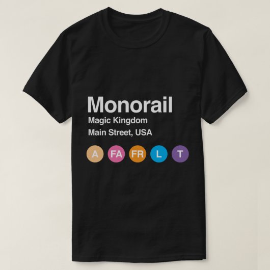 Monorail Subway Classic T-Shirt Tシャツ (デザイン正面)