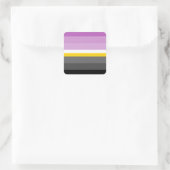 Monosexual Pride Flag  スクエアシール (バッグ)