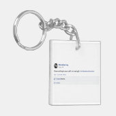 Monoskop "私は" Keychainを救うことを何も有しません キーホルダー (正面左)