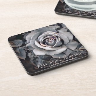 Monotone Rose [Hard Plastic Coaster] コースター