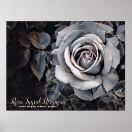 Monotone Rose [Value Poster Paper] ポスター