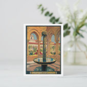 Monreale、パレルモ、シチリア・ヴィンテージ旅行ポスター ポストカード (スタンド正面)