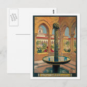 Monreale、パレルモ、シチリア・ヴィンテージ旅行ポスター ポストカード (正面/裏面)