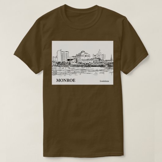 Monroe Louisiana Tシャツ – 2 (デザイン正面)