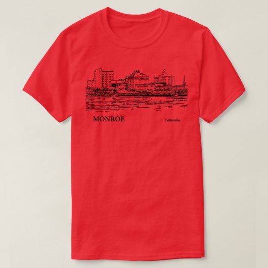 Monroe Louisiana Tシャツ – 3 (デザイン正面)