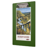 Monsal Dale、列車および陸橋の英国国鉄 クリップボード (左)