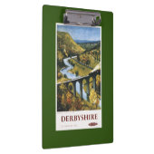 Monsal Dale、列車および陸橋の英国国鉄 クリップボード (右)