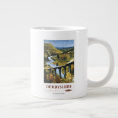 Monsal Dale、列車および陸橋の英国国鉄 ジャンボコーヒーマグカップ (右)