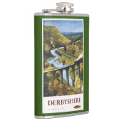 Monsal Dale、列車および陸橋の英国国鉄 フラスク (右)