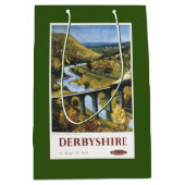 Monsal Dale、列車および陸橋の英国国鉄 ミディアムペーパーバッグ (正面)