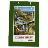 Monsal Dale、列車および陸橋の英国国鉄 ミディアムペーパーバッグ (裏面)