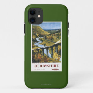Monsal Dale、列車および陸橋の英国国鉄 iPhone 11 ケース