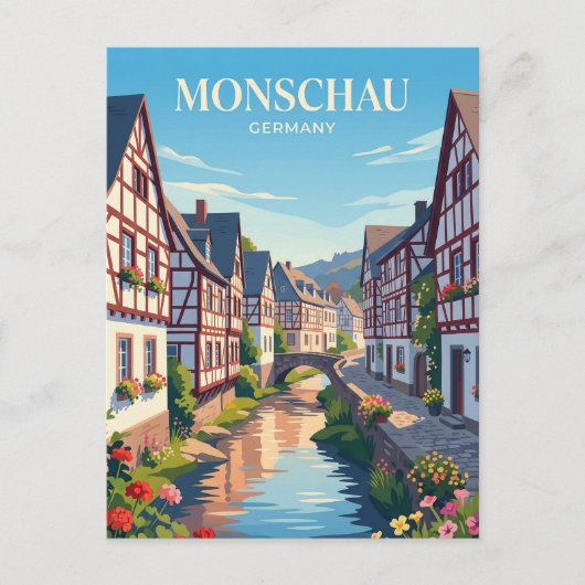 Monschau Germany ポストカード (正面)