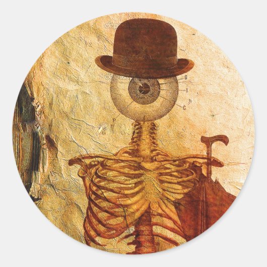 Monsieur Bone ラウンドシール (正面)