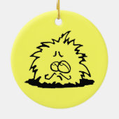 "MONSIEUR POUFF" セラミックオーナメント (裏面)