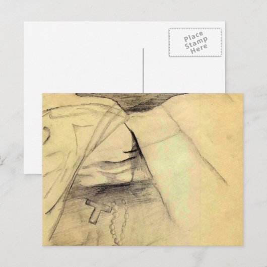 Monsignorの手 ポストカード (正面/裏面)