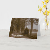 Monsken och dimma CC0546サイドバイグリーティングカード カード (黄色い花)