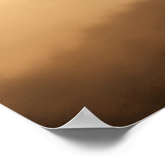 Monsoon Clouds Poster - Dramatic Desert Sky Print ポスター (角)