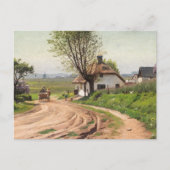 Monsted - A Scene on a Summer Dayファインアート ポストカード (正面)