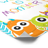 Monster Bashの誕生日署名へようこそ ポスター (角)