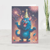 Monster Bash Birthday カード (正面)