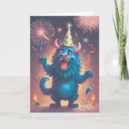 Monster Bash Birthday カード (正面)