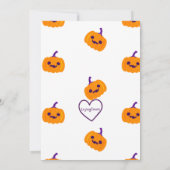 Monster Bash, Halloween birthday 招待状 (裏面)