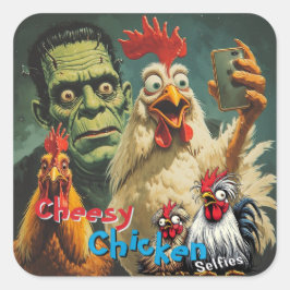 “Monster BFFs” Anna & Stan Sticker スクエアシール