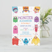 Monster Boy Birthday Invitation 招待状 (スタンド正面)