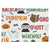 Monster Candy Parade For Halloween ラージペーパーバッグ (裏面)