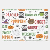Monster Candy Parade Halloween Gift  ラッピングペーパーシート (正面2)