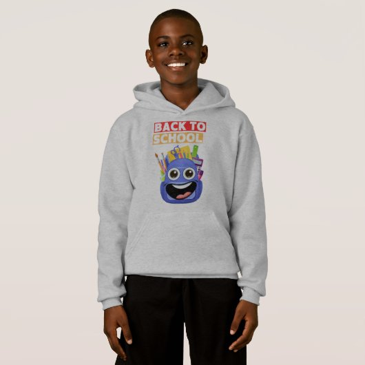 Monster Cartoon Back To School tshirt (正面フル)